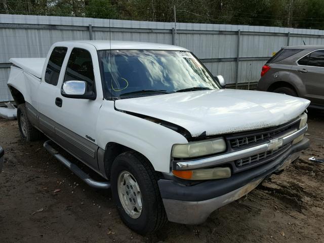 2GCEC19T221337499 - 2002 CHEVROLET SILVERADO WHITE photo 1