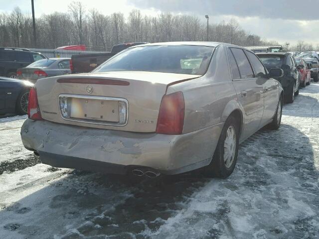 1G6KD54Y73U225848 - 2003 CADILLAC DEVILLE TAN photo 4