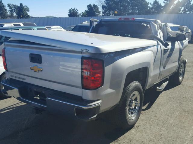 1GCNCPEHXEZ311071 - 2014 CHEVROLET SILVERADO SILVER photo 4