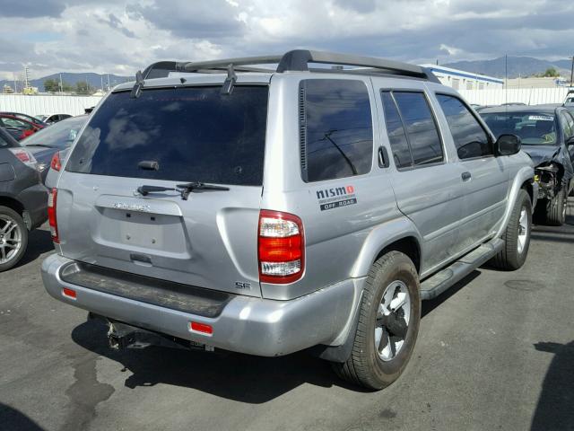 JN8DR09Y23W835538 - 2003 NISSAN PATHFINDER SILVER photo 4