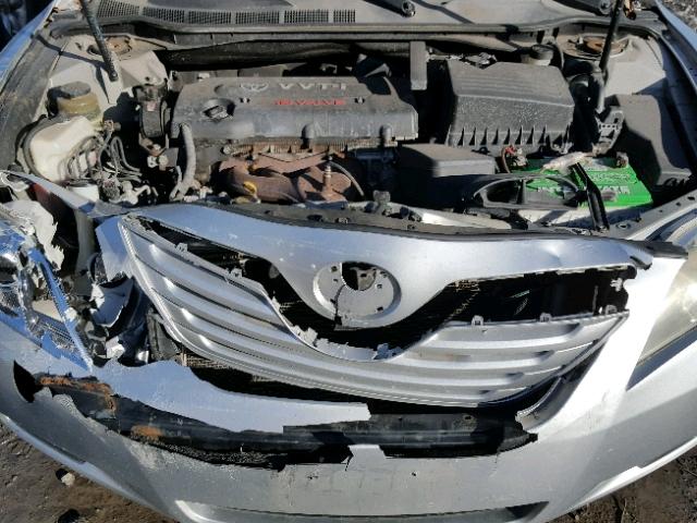 JTNBE46K973009925 - 2007 TOYOTA CAMRY NEW SILVER photo 7