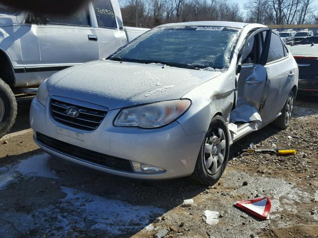 KMHDU46D68U579146 - 2008 HYUNDAI ELANTRA GL SILVER photo 2