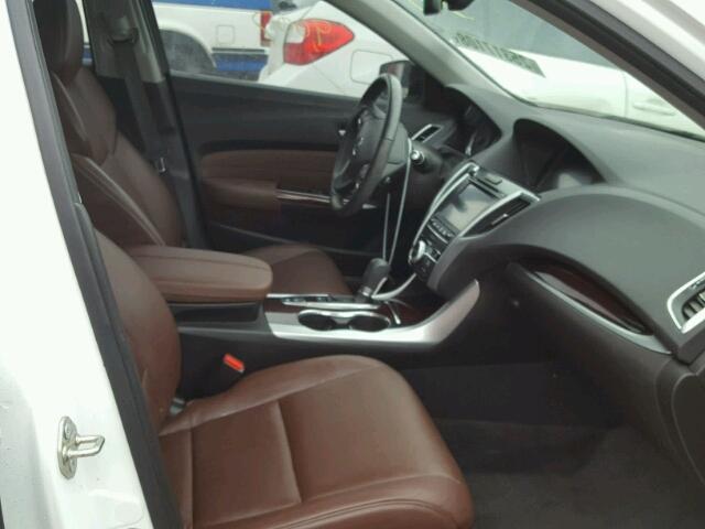 19UUB1F5XGA012716 - 2016 ACURA TLX TECH WHITE photo 5