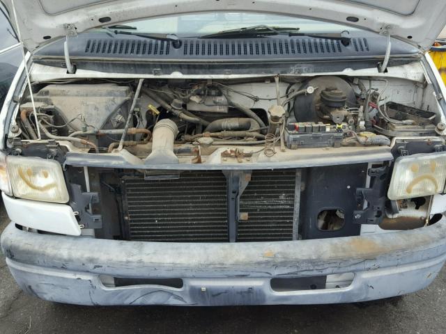 2B7HB21YXVK556416 - 1997 DODGE RAM VAN B2 WHITE photo 7