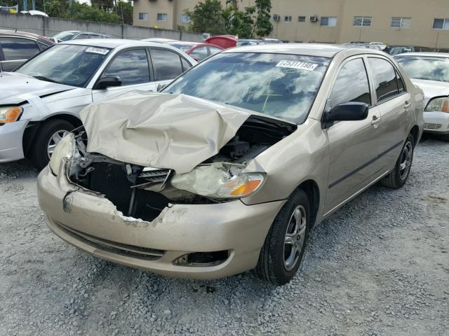 1NXBR32E27Z862692 - 2007 TOYOTA COROLLA CE BEIGE photo 2