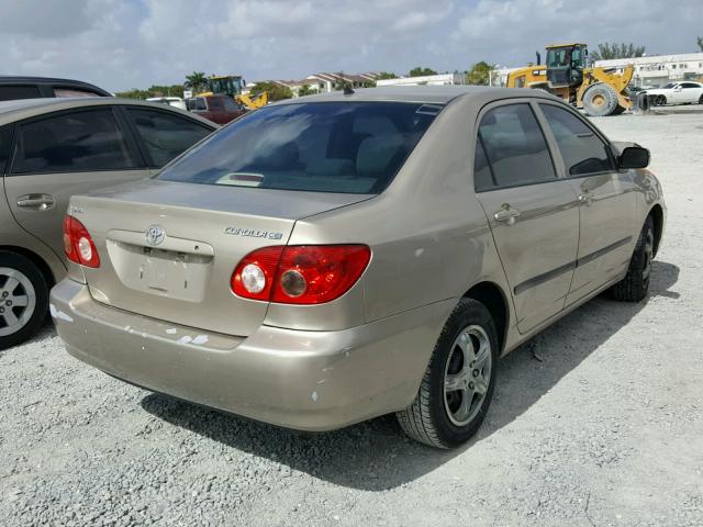 1NXBR32E27Z862692 - 2007 TOYOTA COROLLA CE BEIGE photo 4