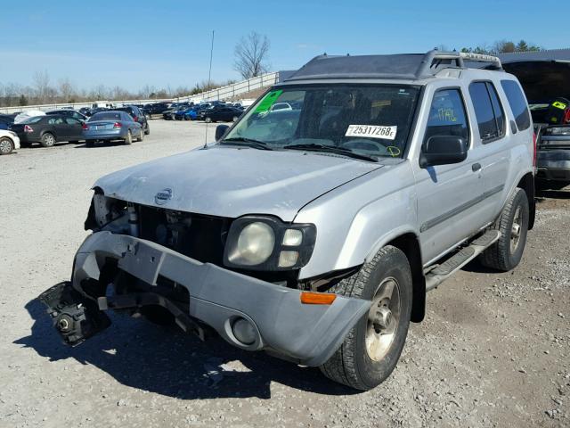 5N1ED28YX3C700641 - 2003 NISSAN XTERRA XE SILVER photo 2