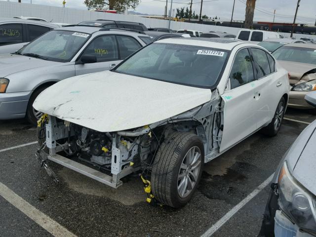 JN1BV7AP5FM339792 - 2015 INFINITI Q50 BASE Blanco foto 2