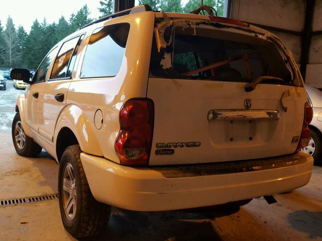 1D8HB58D94F220114 - 2004 DODGE DURANGO LI WHITE photo 3