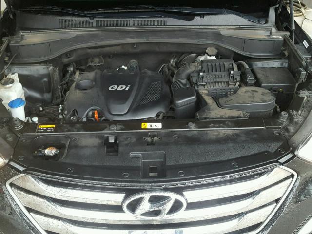 5XYZU3LB7EG200725 - 2014 HYUNDAI SANTA FE S 黑色 照片 7