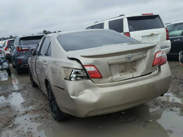 4T1BE46K77U634849 - 2007 TOYOTA CAMRY NEW GOLD photo 3