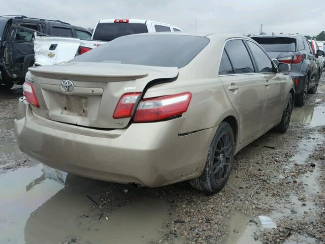 4T1BE46K77U634849 - 2007 TOYOTA CAMRY NEW GOLD photo 4