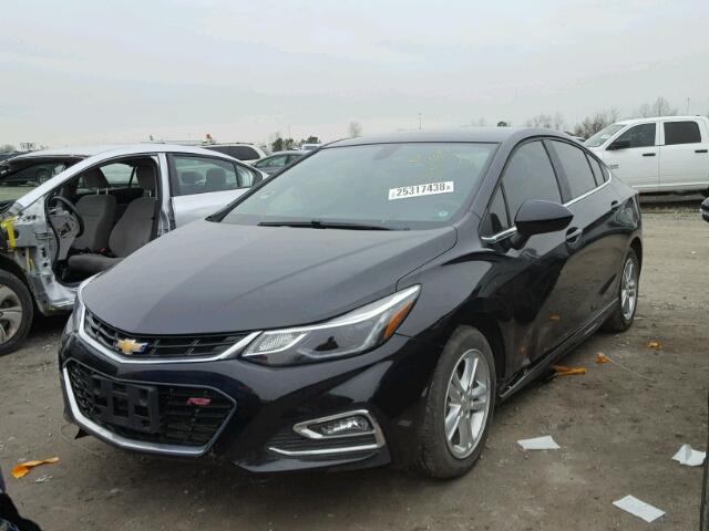 1G1BE5SMXG7275800 - 2016 CHEVROLET CRUZE LT BLACK photo 2