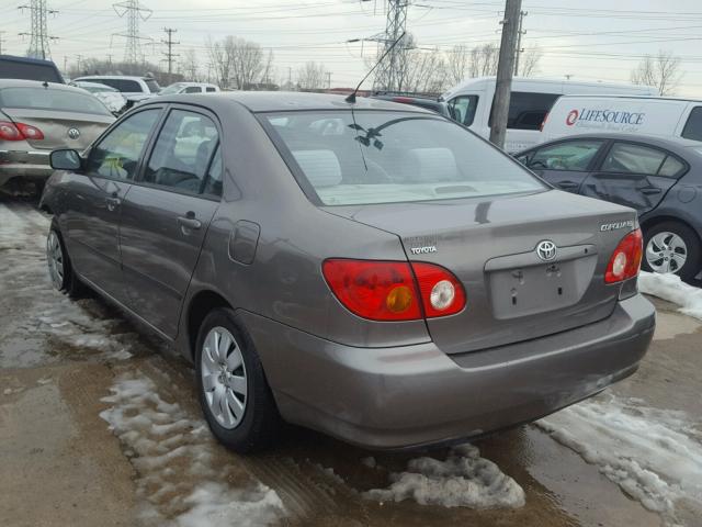 1NXBR32E33Z061621 - 2003 TOYOTA COROLLA CE GRAY photo 3