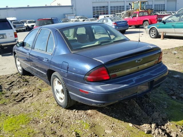 2G1WN52K3W9278177 - 1998 CHEVROLET LUMINA LTZ BLUE photo 3