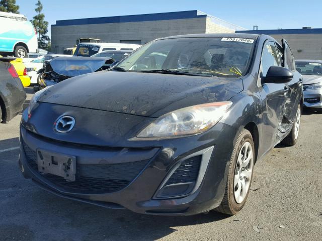 JM1BL1UGXB1495964 - 2011 MAZDA 3 I BLACK photo 2