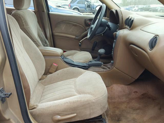 1G2NE52T6XC505131 - 1999 PONTIAC GRAND AM S ოქროსფერი ფოტო 5