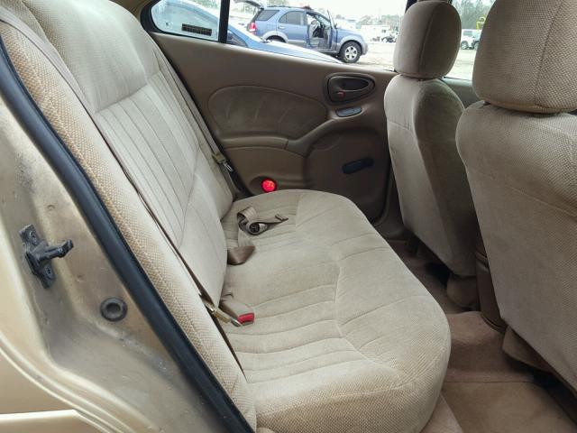 1G2NE52T6XC505131 - 1999 PONTIAC GRAND AM S ოქროსფერი ფოტო 6