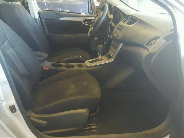 3N1AB7AP7DL773045 - 2013 NISSAN SENTRA S SILVER photo 5