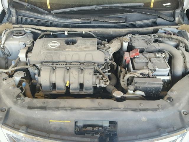 3N1AB7AP7DL773045 - 2013 NISSAN SENTRA S SILVER photo 7