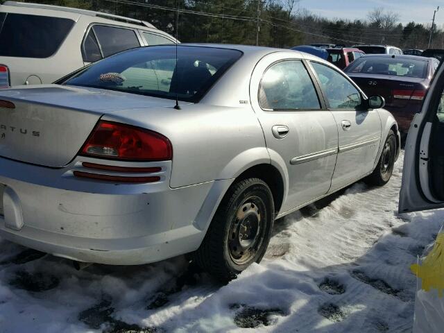 1B3EJ46X41N542593 - 2001 DODGE STRATUS SE GRAY photo 4