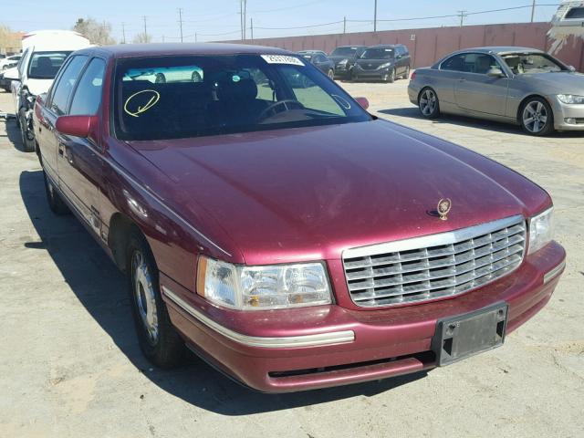 1G6KD54Y9WU771748 - 1998 CADILLAC DEVILLE BURGUNDY photo 1