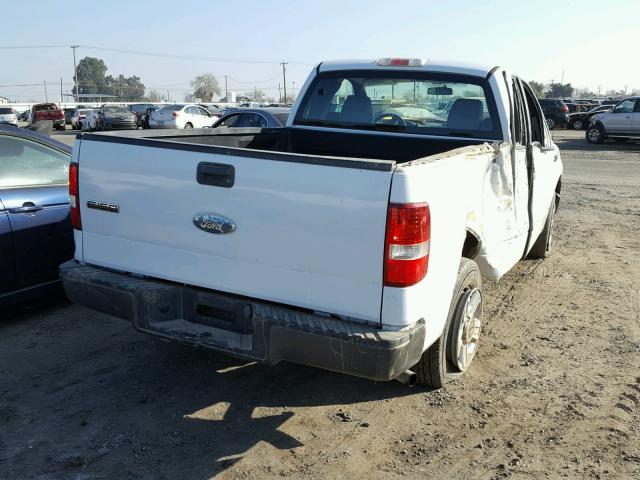 1FTRF12296KB30737 - 2006 FORD F150 WHITE photo 4