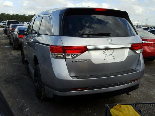 5FNRL5H67GB153586 - 2016 HONDA ODYSSEY EX SILVER photo 3