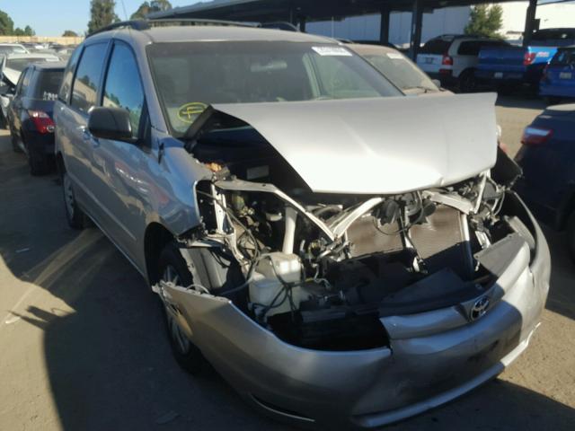 5TDZK23C47S030595 - 2007 TOYOTA SIENNA CE SILVER photo 1