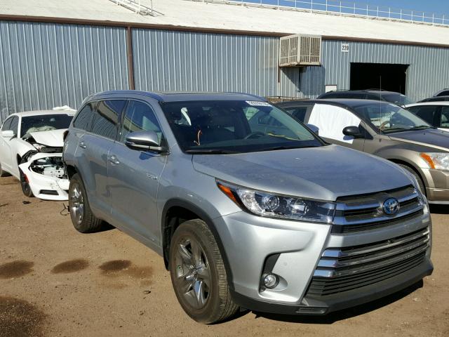 5TDDGRFH3HS029502 - 2017 TOYOTA HIGHLANDER GRAY photo 1