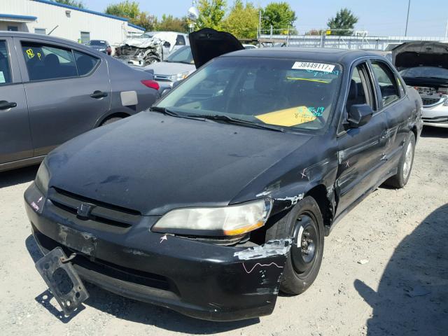 1HGCG165XXA033594 - 1999 HONDA ACCORD EX BLACK photo 2