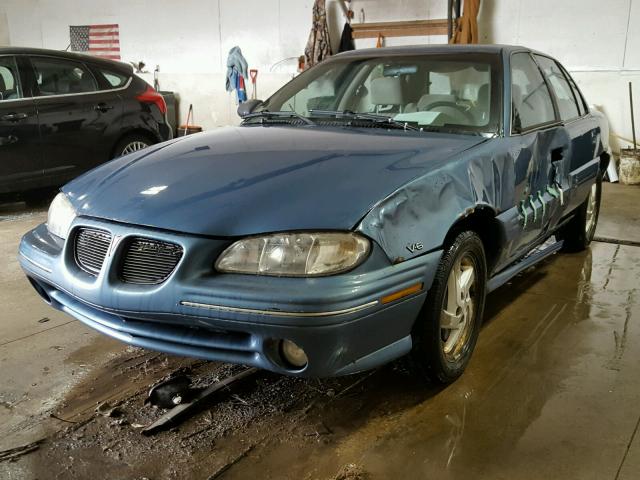 1G2NE52M4WC727027 - 1998 PONTIAC GRAND AM S ლურჯი ფოტო 2