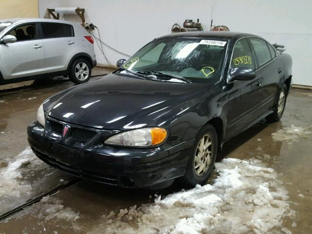 1G2NE52F04M575062 - 2004 PONTIAC GRAND AM S BLACK photo 2