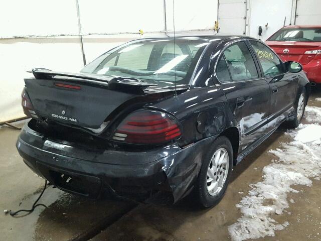 1G2NE52F04M575062 - 2004 PONTIAC GRAND AM S BLACK photo 4