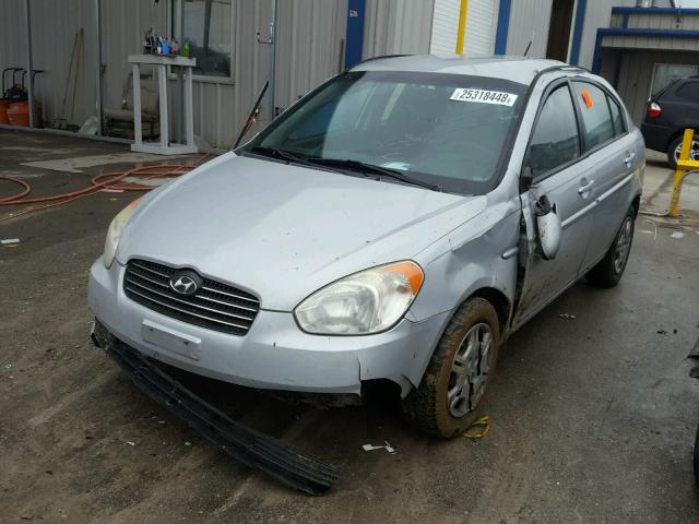 KMHCN46C19U305953 - 2009 HYUNDAI ACCENT GLS SILVER photo 2