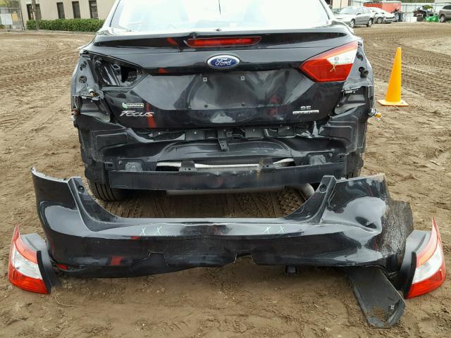 1FADP3F26EL153162 - 2014 FORD FOCUS SE BLACK photo 9