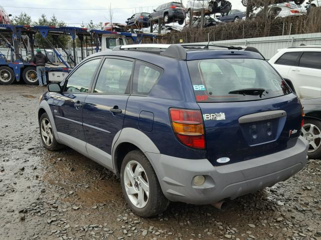 5Y2SL62893Z422015 - 2003 PONTIAC VIBE BLUE photo 3