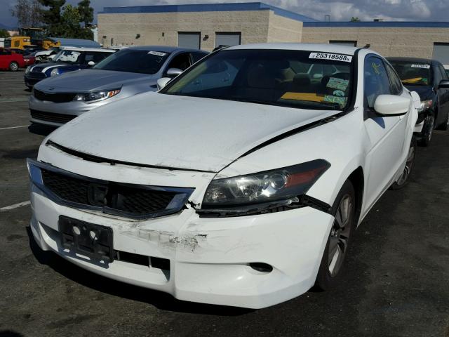 1HGCS1B38AA020207 - 2010 HONDA ACCORD LX WHITE photo 2