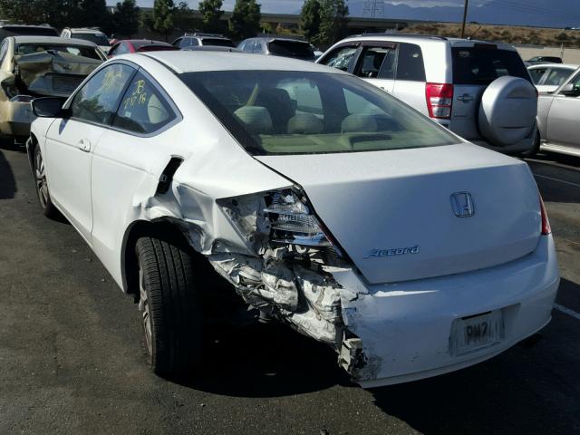 1HGCS1B38AA020207 - 2010 HONDA ACCORD LX WHITE photo 3