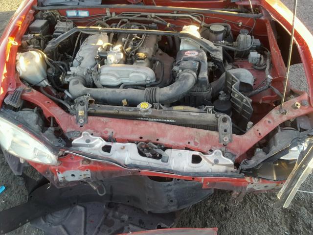 JM1NB353630300974 - 2003 MAZDA MX-5 MIATA RED photo 7