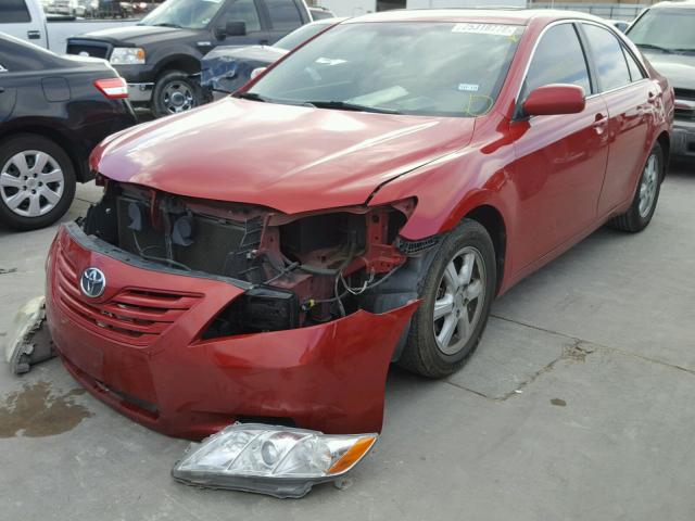 4T1BE46K87U087901 - 2007 TOYOTA CAMRY NEW RED photo 2