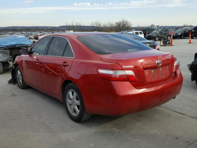 4T1BE46K87U087901 - 2007 TOYOTA CAMRY NEW RED photo 3