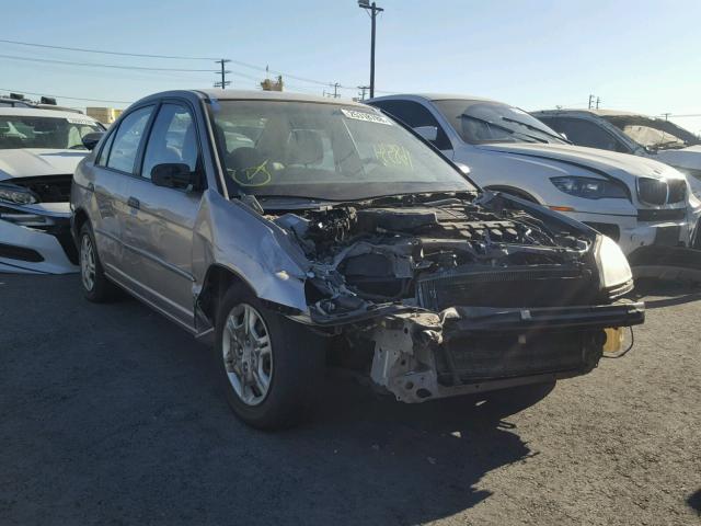 2HGES16501H577361 - 2001 HONDA CIVIC LX SILVER photo 1