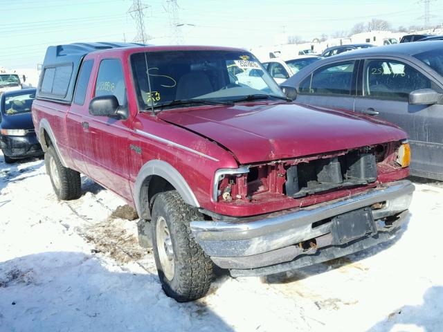 1FTCR15X6SPA33769 - 1995 FORD RANGER SUP MAROON photo 1