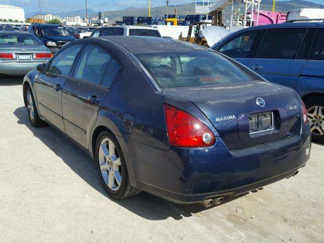 1N4BA41E15C813351 - 2005 NISSAN MAXIMA SE BLACK photo 3