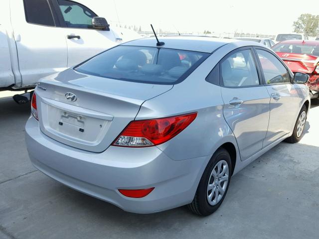 KMHCT4AE9DU481088 - 2013 HYUNDAI ACCENT GLS WHITE photo 4