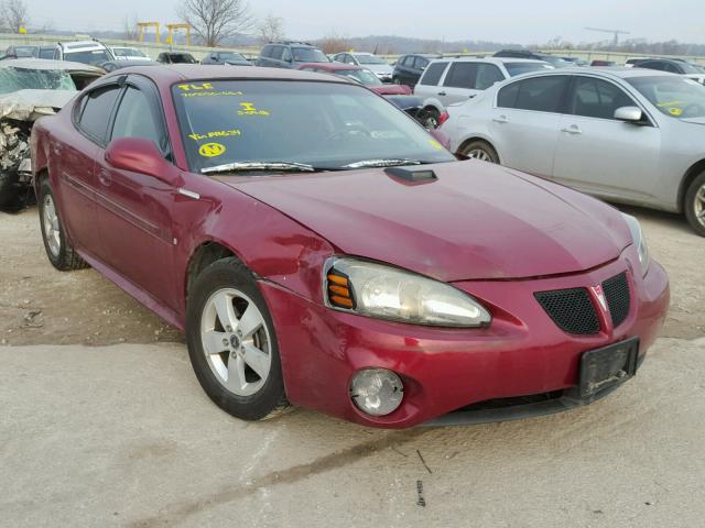 2G2WP552061141634 - 2006 PONTIAC GRAND PRIX MAROON photo 1