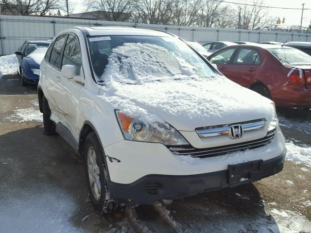 5J6RE48738L019664 - 2008 HONDA CR-V EXL WHITE photo 1