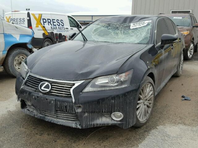 JTHBE1BL5D5023806 - 2013 LEXUS GS 350 BLACK photo 2