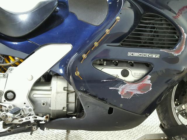 WB10558A03ZK00658 - 2003 BMW K1200 GT BLUE photo 12